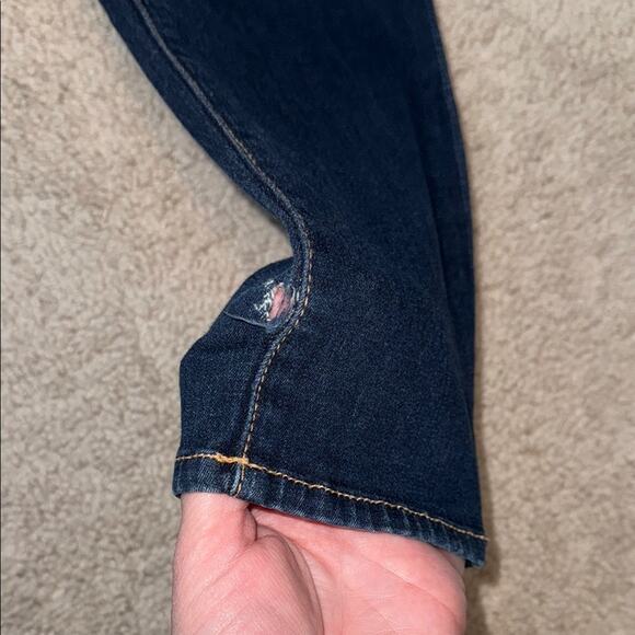 7 for all Mankind Dark Blue Skinny Stretch Denim Women's Jeans 30 - Picture 3 of 7